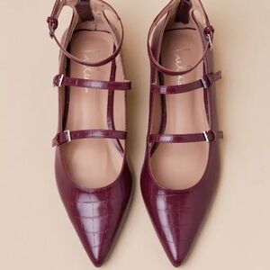 Lulu's Burgundy Flats
